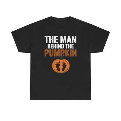 Pregnant Thanksgiving Costume for Dad Expecting Lil Pumpkin T-Shirt