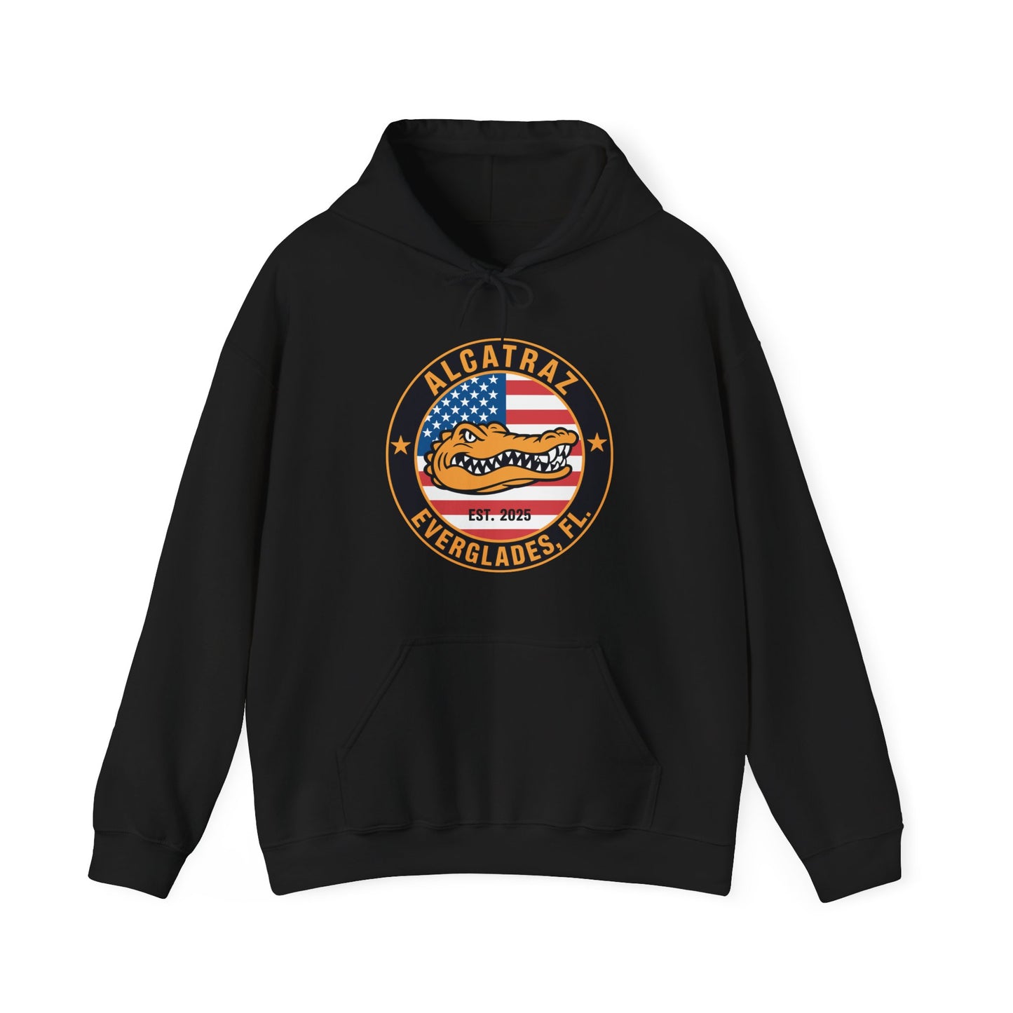 Retro Alcatraz Everglades FL EST 2025 Hoodie