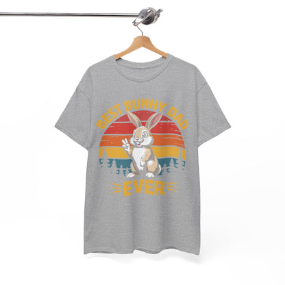 Best Bunny Dad Ever Funny Rabbit Lover Dad Gift T-Shirt for Pet Owners