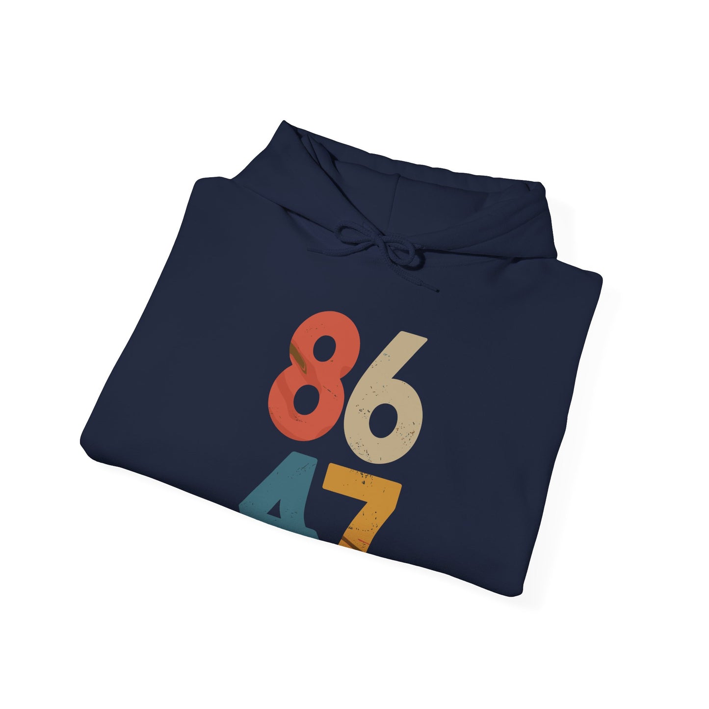Classic Vintage 80s Style 86 47 Anti Trump Hoodie