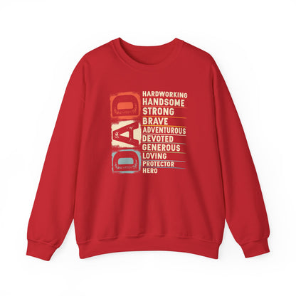 Vintage Funny Definition of Dad Retro Meme Joke Father's Day Sweatshirt