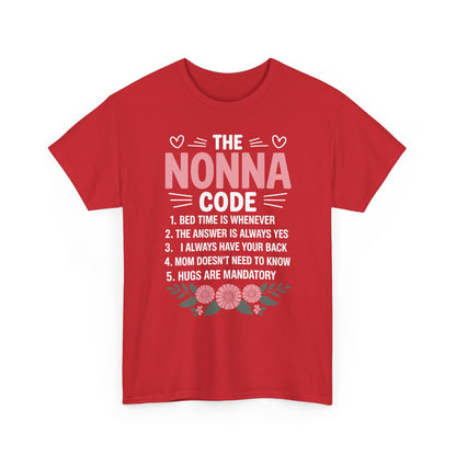 The A Nonna Code Funny Grandma Mothers Day Gifts T-Shirt