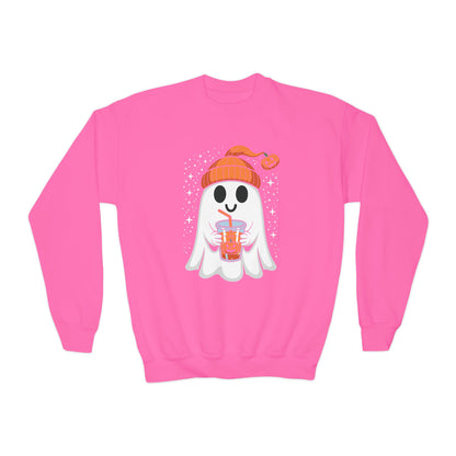 Halloween for Kids Cute Fall Ghost Sweatshirt