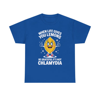 Lemons and Chlamydia Absurd Offensive Meme Sarcastic Edgy T-Shirt