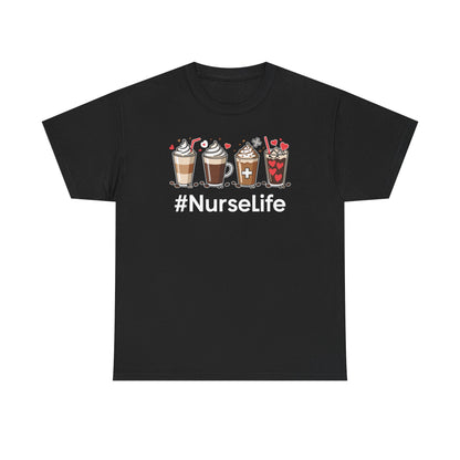 Nurse Life Funny Coffee Nurses Fuel Registered Nurse Medical T-Shirt