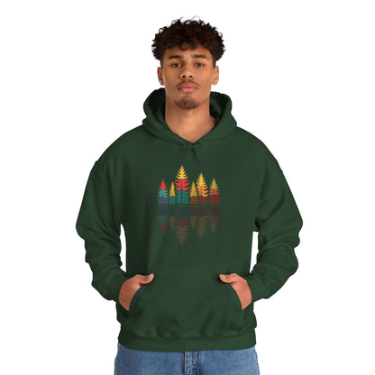 Nature Reflection Forest Trees Outdoor Wildlife Hoodie