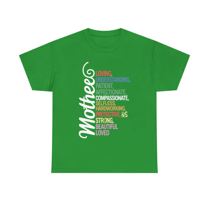 MOTHER Meaning Shirt I Love Mom Mothers Day T-Shirt