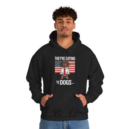 They're Eating the Dogs Trump Hot Dog Hoodie