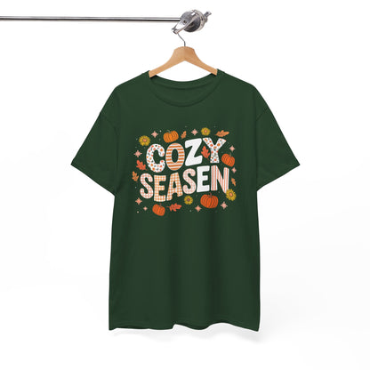 Cozy Season Autumn Fall Vibes Halloween Thanksgiving Pumpkin T-Shirt