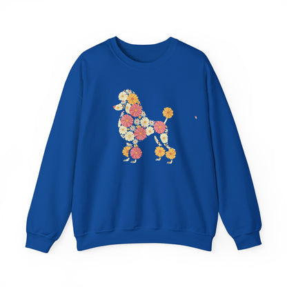 Funny Floral Flower Poodle Mom Grandma Womens Mothers Day Sweatshirt