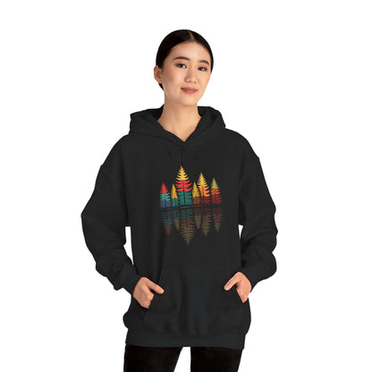 Nature Reflection Forest Trees Outdoor Wildlife Hoodie