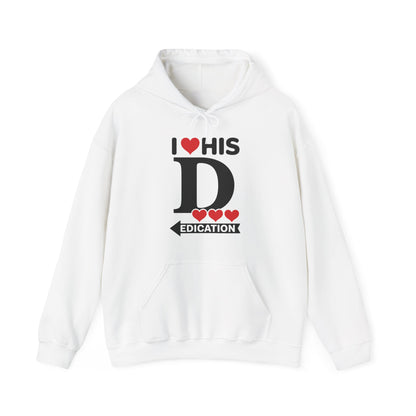 Funny Valentine's Day Couple Matching I Love His Dedication Hoodie