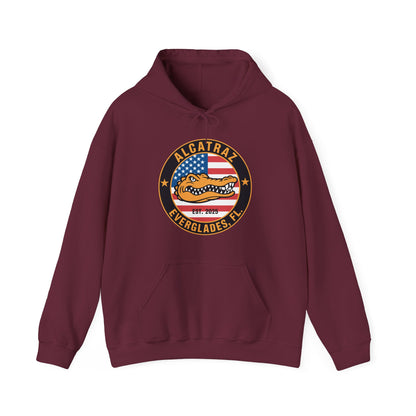 Retro Alcatraz Everglades FL EST 2025 Hoodie