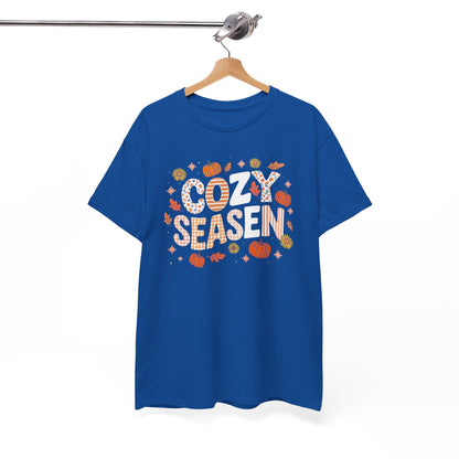 Cozy Season Autumn Fall Vibes Halloween Thanksgiving Pumpkin T-Shirt