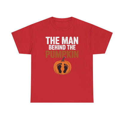 Pregnant Thanksgiving Costume for Dad Expecting Lil Pumpkin T-Shirt