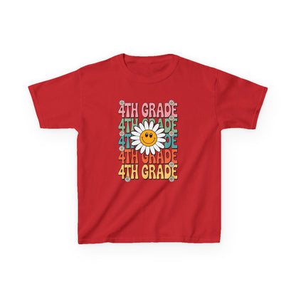Groovy 4th Grade Back To School First Day of Fourth Grade T-Shirt