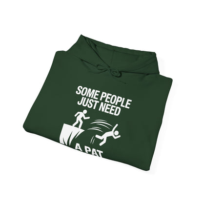 Funny Pat On The Back Adult Sarcastic Design Hoodie