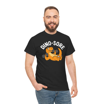 Gym Workout Dino Sore Exercise Fitness Boys Women Men T-Shirt