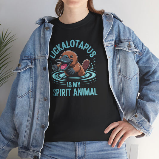 Vintage Funny Lickalottapus Is My Spirit Animal Lovers Meme T-Shirt