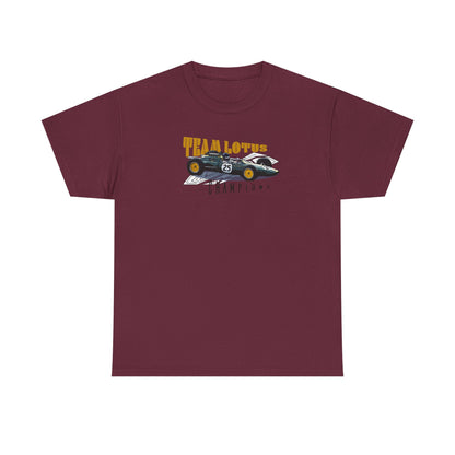 Team Lotus Champion Car T-Shirt Celebrate Racing Legacy and Speed