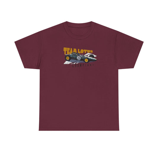 Team Lotus Champion Car T-Shirt Celebrate Racing Legacy and Speed