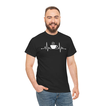 Coffee Heartbeat Drinking Coffee T-Shirt