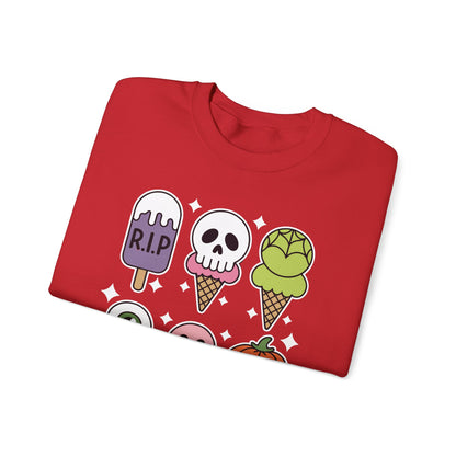 Horror Movie Summer Popsicle Halloween Ice Cream Summer-ween Sweatshirt for Men Women