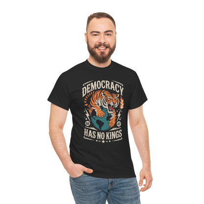 Democracy Has No King 8647 Anti Trump America Social Justice T-Shirt