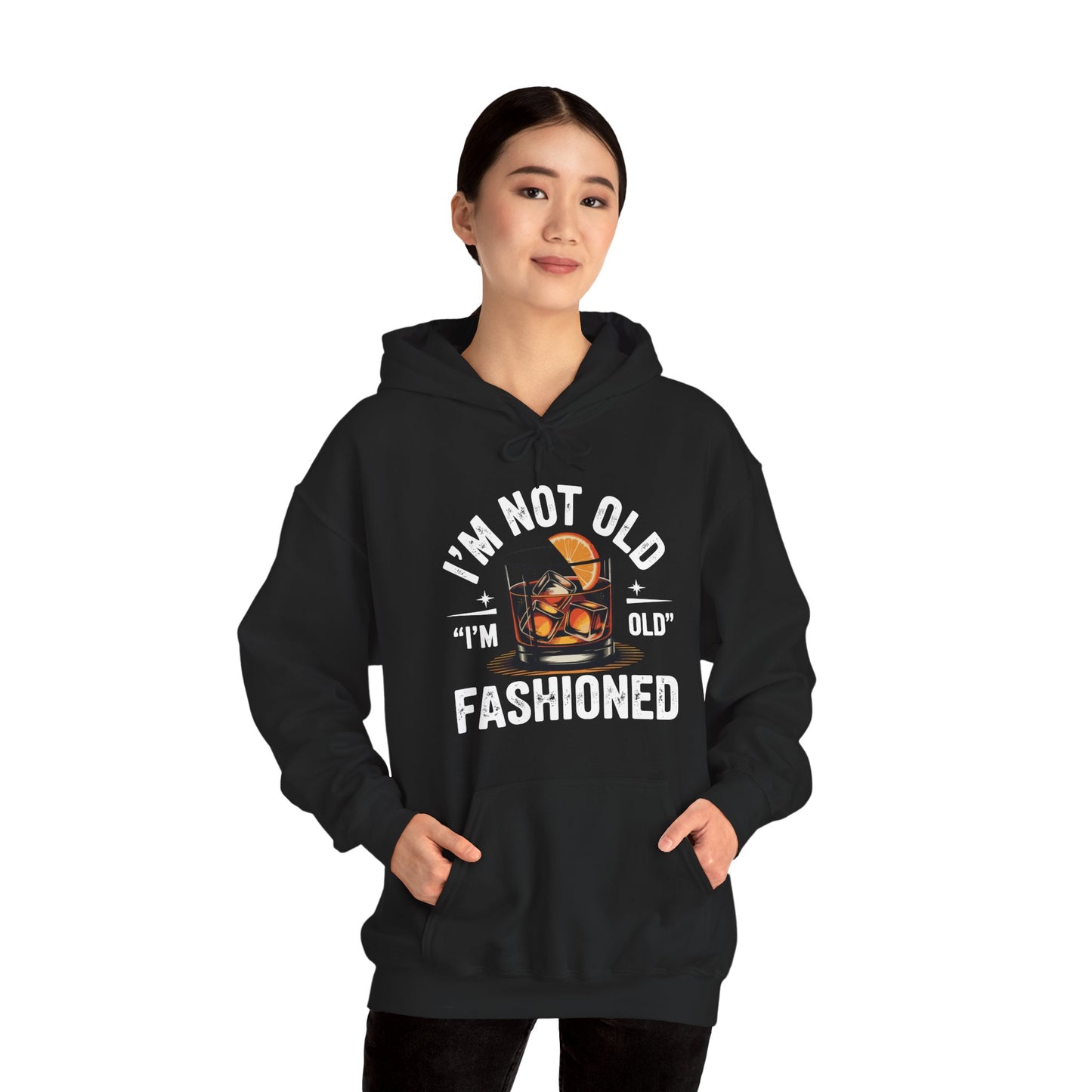 I'm Not Old I'm Old Fashioned Classic Whiskey Lover Vintage Hoodie