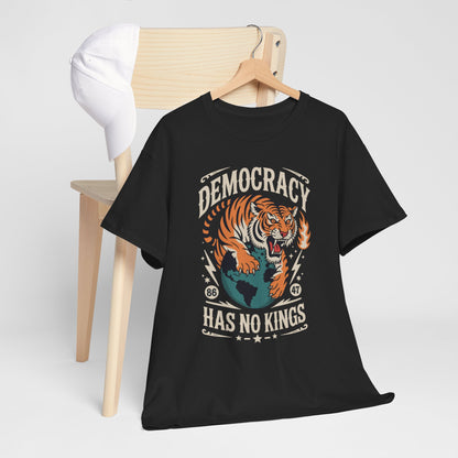 Democracy Has No King 8647 Anti Trump America Social Justice T-Shirt