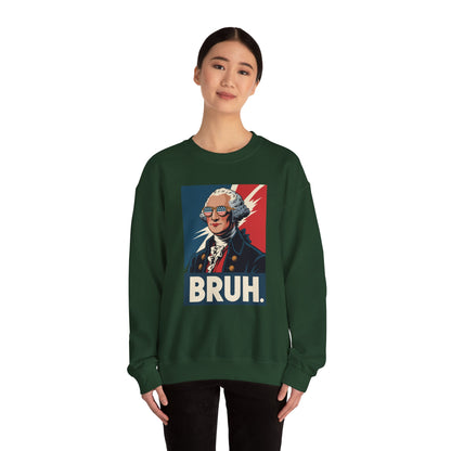 4th Of July 2025 George Washington Bruh. Meme Patriotic Sweatshirt