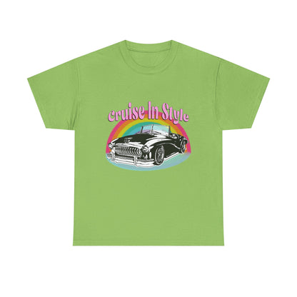 Cruise In Style Car Lovers T-Shirt For Men Women