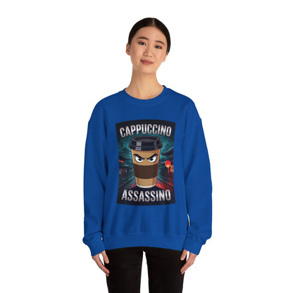 Cappuccino Assassino Coffee Lovers Italian Brainrot Meme Sweatshirt