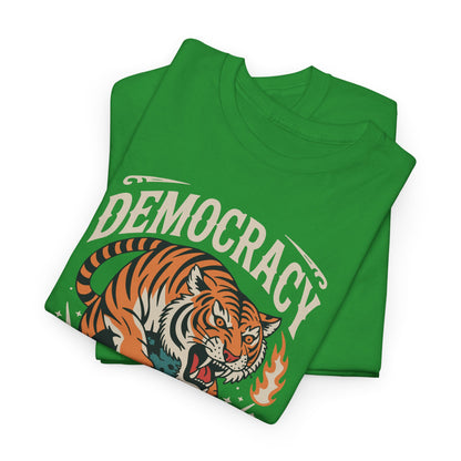 Democracy Has No King 8647 Anti Trump America Social Justice T-Shirt