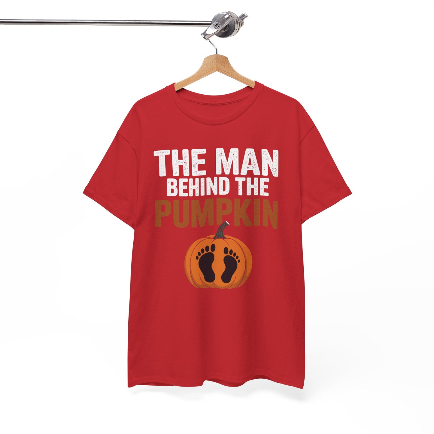 Pregnant Thanksgiving Costume for Dad Expecting Lil Pumpkin T-Shirt