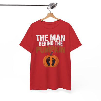 Pregnant Thanksgiving Costume for Dad Expecting Lil Pumpkin T-Shirt