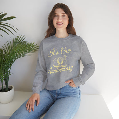It's Our Anniversary Shirts for Married Couples Husband Wife Sweatshirt