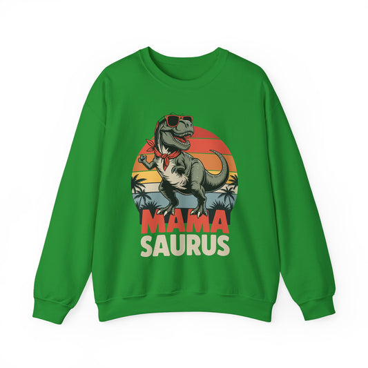 Mamasaurus T Rex Dinosaur Mama Saurus Family Matching Women Sweatshirt