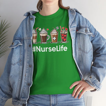 Nurse Life Funny Coffee Nurses Fuel Registered Nurse Medical T-Shirt