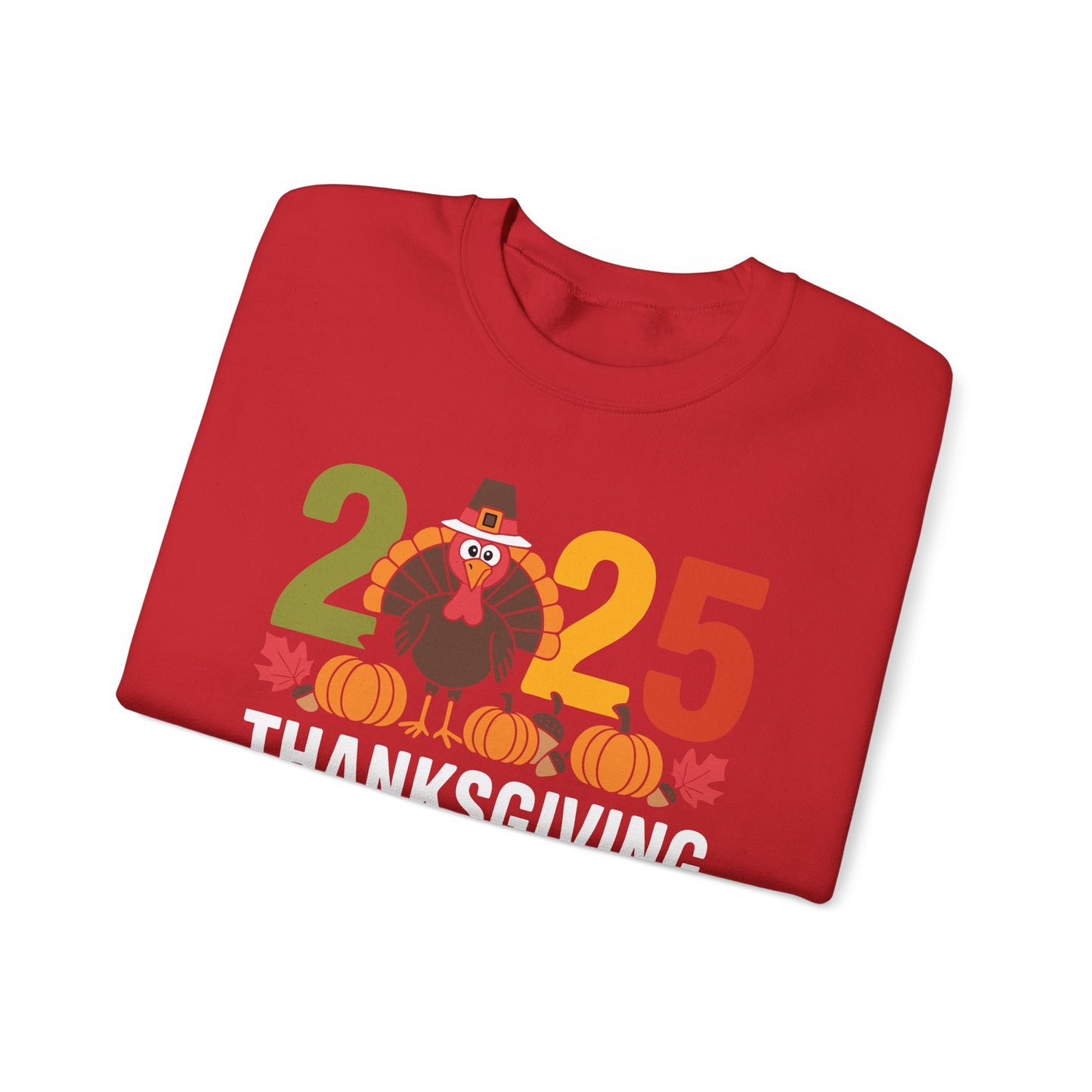 Family Thanksgiving 2025 Thanksgiving Crew Turkey Matching Sweatshirt