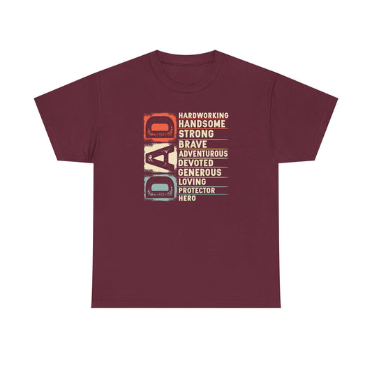 Vintage Funny Definition of Dad Retro Meme Joke Father's Day T-Shirt