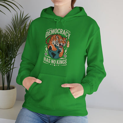 Democracy Has No King 8647 Anti Trump America Social Justice Hoodie