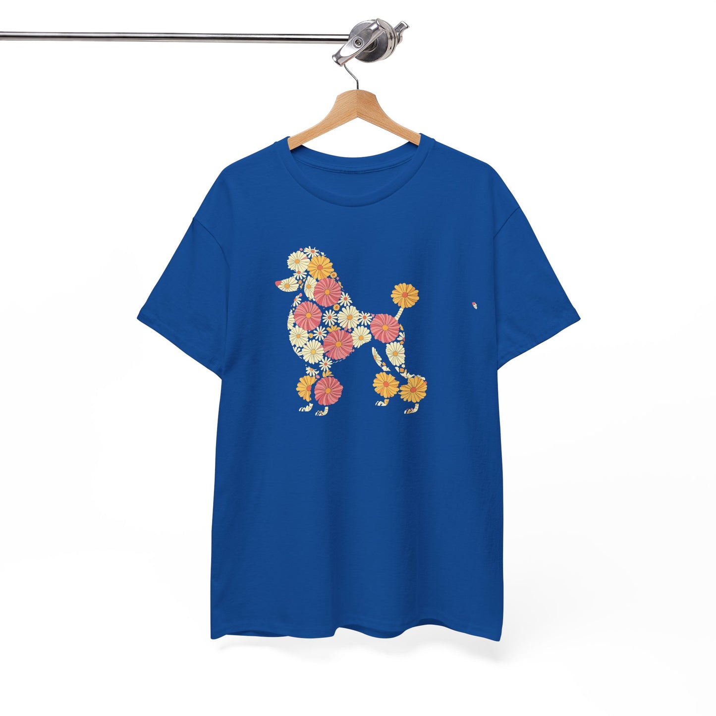 Funny Floral Flower Poodle Mom Grandma Womens Mothers Day T-Shirt