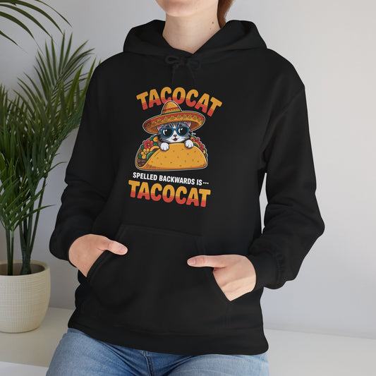 Tacocat Spelled Backwards Taco Cat Cinco De Mayo Hoodie Men Women