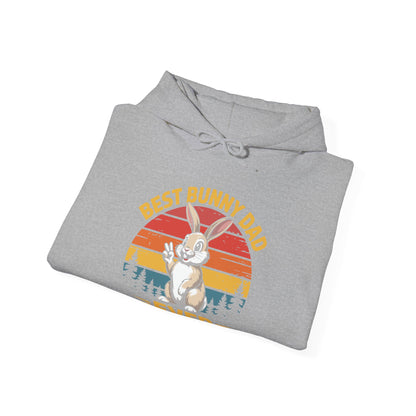 Best Bunny Dad Ever Funny Rabbit Lover Dad Gift Hoodie for Pet Owners