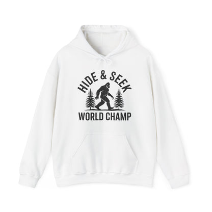 Bigfoot Hide And Seek World Champion Sasquatch Retro Vintage Hoodie