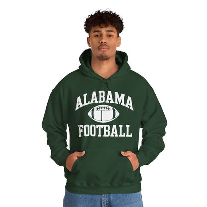 Men's Grey Alabama Football Vintage Distressed Hoodie