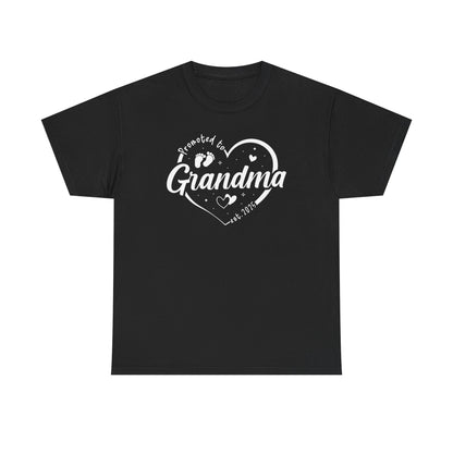 Promoted to Grandma Est 2025 Soon to be Grandma Mothers Day T-Shirt