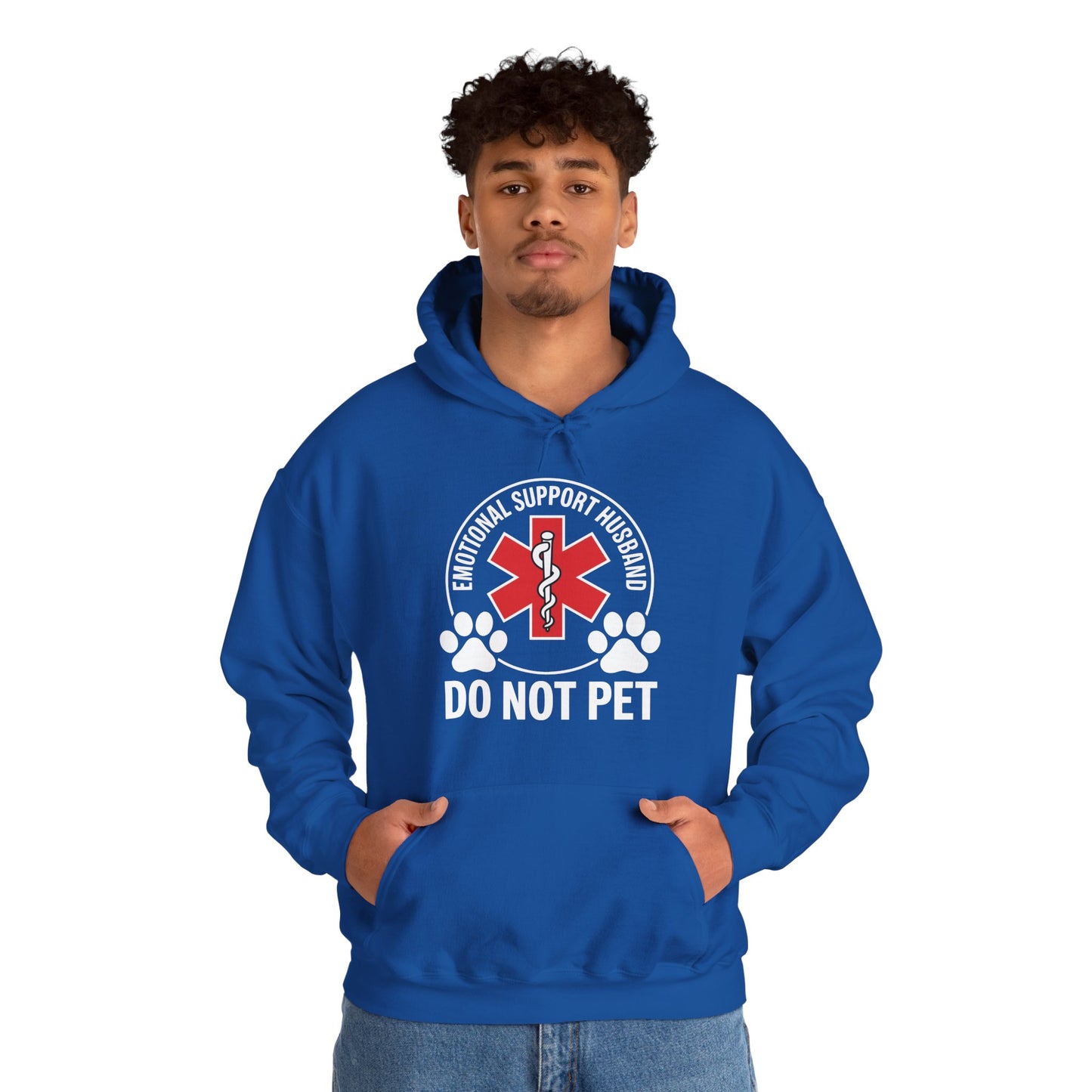 Emotional Support Husband Do Not Pet Hoodie
