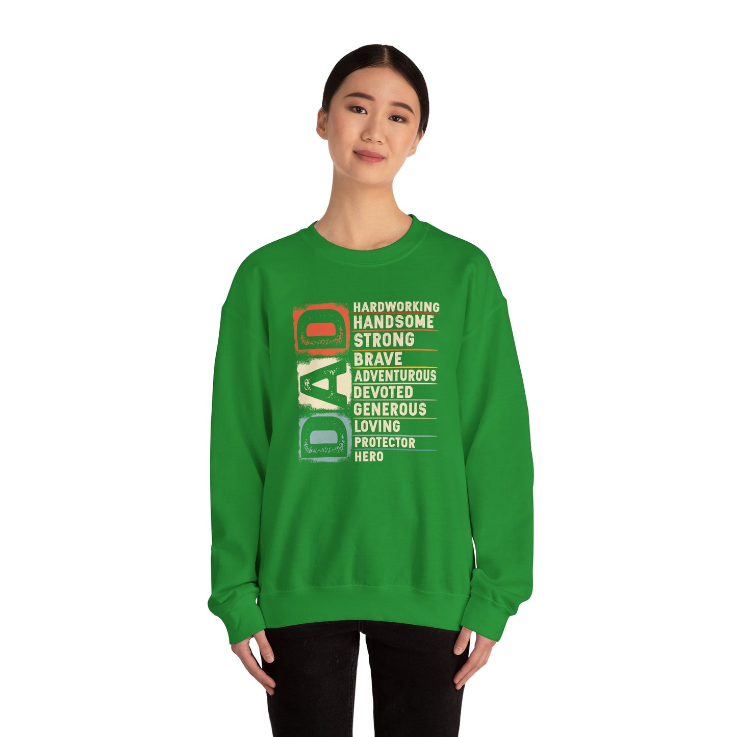 Vintage Funny Definition of Dad Retro Meme Joke Father's Day Sweatshirt